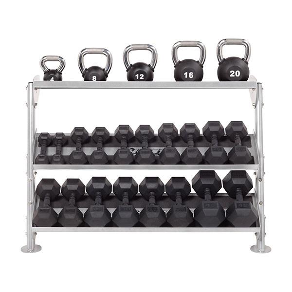 Hoist HF5461 2 Tier Dumbbell Rack With 3rd Tier Option AVAILABLE NOW